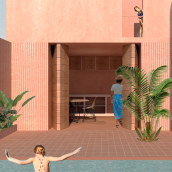 Casa de la Playa - María José Piñeres. 3D, Arquitetura, e Colagem projeto de mjota_15 - 12.09.2019