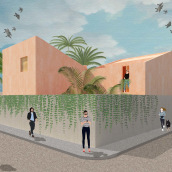Mi Proyecto del curso: Representación gráfica de proyectos arquitectónicos. Colagem projeto de Karla Yadira Garcia Ricardo - 11.10.2019