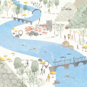 Domani fiume | Tomorrow river. Un proyecto de Ilustración tradicional de Andrea Lusignani - 11.10.2017