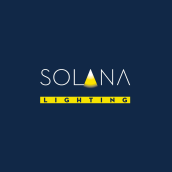 Solana Lighting. Un proyecto de Br, ing e Identidad, Diseño gráfico, Diseño de iconos y Diseño de logotipos de Paula Mastrangelo - 15.09.2019