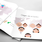 Proyecto Origen de mi familia . Design, Design gráfico, e Desenho projeto de Yeimy Herrera - 21.10.2019