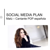 Mi Proyecto del curso: Estrategia de comunicación para redes sociales Malú. Music project by SIDN S.L. - 10.22.2019