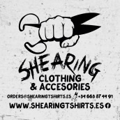 ShearingTShirts. Un proyecto de Diseño, Dirección de arte, Br, ing e Identidad, Naming, Diseño de logotipos e Ilustración textil de Ricardo García Lumbreras - 23.10.2016