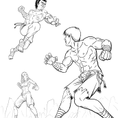 Mi Proyecto del curso: Ilustración para cómics: anatomía de un superhéroe. Un proyecto de Ilustración tradicional de Jose Andrés Pintado Baza - 30.10.2019
