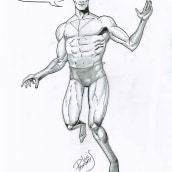 Mi Proyecto del curso: Ilustración para cómics: anatomía de un superhéroe. Comic, Pencil Drawing, Drawing, and Artistic Drawing project by Luis Penieres - 10.31.2019