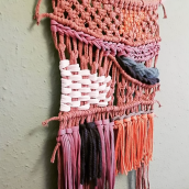 Mi Proyecto del curso: Introducción al macramé: creación de un tapiz decorativo. Un proyecto de Artesanía de Jaione Bascones - 11.11.2019