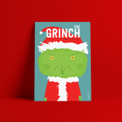 Little Grinch. Un proyecto de Ilustración digital e Ilustración de retrato de niña silla - 19.11.2019