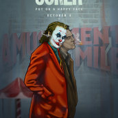 Joker. Ilustração tradicional, Direção de arte, Comic, e Cinema projeto de Carlos Aguirre - 25.11.2019