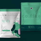 MENTA - Colombian Coffee. Design, Direção de arte, Br, ing e Identidade, Design gráfico, e Criatividade projeto de Ana Lucía Bañol - 25.11.2019
