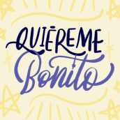 Quiéreme . Un proyecto de Lettering y Lettering digital de Fernanda MG - 14.03.2019