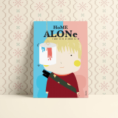 Little Christmas characters: Home Alone. Un proyecto de Diseño de personajes e Ilustración digital de niña silla - 28.11.2019