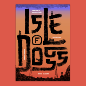 Lettering de cine: Isle of dogs. Traditional illustration, Film, and Lettering project by Chloé Etard - 11.30.2019