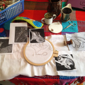 Transmutación. Writing, and Embroider project by Silvia Tabakman - 12.02.2019