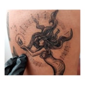 Mi Proyecto del curso: Tatuaje para principiantes. Un progetto di Belle arti e Design di tatuaggi di Melanie Escalante - 02.12.2019