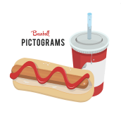 Pictogramas en vector. Vector Illustration, Icon Design, Pictogram Design, Drawing, and Digital Illustration project by Rebeca Alonso Camino - 11.11.2015