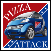 Logo Pizza Attack Ein Projekt aus dem Bereich Grafikdesign, Kreativität und Logodesign von Jorge Bustamante Parrales - 10.10.2015