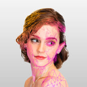 Emma Watson Poly. Design gráfico projeto de Natasha López Henriques - 14.12.2019