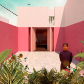 Mi Proyecto del curso: al estilo Wes Anderson.. Ilustração tradicional, Arquitetura, Colagem e Ilustração digital projeto de Juan Carrasquilla - 05.01.2020
