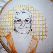 Meu projeto do curso: Criação de retratos bordados. Un proyecto de Bordado de luciaalessio - 06.01.2020