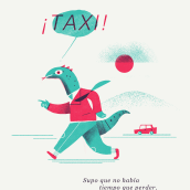¡Taxi!. Digital Illustration project by Andrés Rodríguez Pérez - 01.23.2020