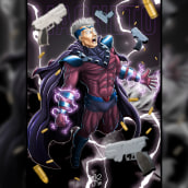 Magneto . Comic, Drawing, and Digital Illustration project by Alejandro Ronconi - 01.29.2020