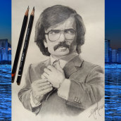 Mi Proyecto del curso: Retrato realista con lápiz de grafito. Un proyecto de Dibujo a lápiz y Dibujo de Retrato de Miguel Rodríguez Hernández - 03.02.2020