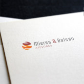 Logo de Mieres&Balsan Asesores. Un proyecto de Diseño gráfico de Rubén Arturo Terré Lameiro - 26.03.2018