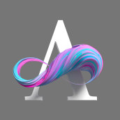 Abstract Alphabet. Un proyecto de 3D, Tipografía, Diseño 3D, Lettering 3D y Diseño tipográfico de Eduardo Fajardo - 17.02.2020