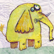 Elefantitos.... Un proyecto de Diseño de personajes, Dibujo e Ilustración infantil de Salva Insa - 18.02.2020
