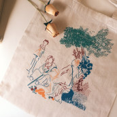 Vertumno y Pomona. Un proyecto de Diseño, Ilustración tradicional e Ilustración textil de Laura Merens Vázquez - 21.02.2020