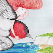 Pulgarcita - Introducción a la ilustración infantil. Ilustração tradicional e Ilustração infantil projeto de Jade Monica Bello - 25.02.2020