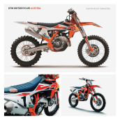 KTM Motorcycles : Bike Graphics & Colors. Design, Br, ing e Identidade, Design de produtos, e Design de logotipo projeto de Ricardo Leme - 05.03.2020