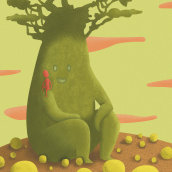 Baobab. Projekt z dziedziny Trad, c i jna ilustracja użytkownika Aitor Larrea - 06.03.2020