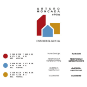 Imagen Corporativa Arturo Moncada e Hijos. Design, e Design gráfico projeto de Laura Arango - 12.03.2020
