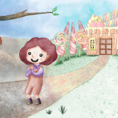 Hansel y Gretel. Un proyecto de Ilustración tradicional, Ilustración digital e Ilustración infantil de Momi Lotta - 19.03.2020