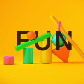 Fun. 3D, Graphic Design, 3D Modeling, and 3D Design project by Jordina Sanchez Serras - 03.22.2020