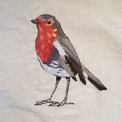 Mi Proyecto del curso: Pintar con hilo: técnicas de ilustración textil. Embroider project by sofi.fluxa - 03.17.2020