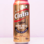 Packaging cerveza Cintra mega forte. Un proyecto de Diseño, Diseño gráfico y Packaging de Gemma Verdú - 25.03.2020