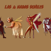 Mi Proyecto del curso: Las hadas seniles. Character Design project by estrella.ordonyez.aguilar - 03.25.2020