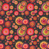 Estampado para textil. Design digital projeto de katlyn Bravo Torres - 26.03.2020