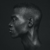 Profile of a Man - Chalk and Charcoal portrait, A3 Ein Projekt aus dem Bereich Bildende Künste, Zeichnung, Porträtzeichnung, Realistische Zeichnung und Artistische Zeichnung von krystangraceart - 30.08.2018