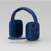 Auriculares Logitech. 3D, e Modelagem 3D projeto de Victoria Gil Alescio - 28.03.2020