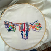 Hello - gussy up . Embroider project by Andrea - 03.28.2020