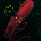 No Fear. Ilustração digital projeto de Roberto José - 31.03.2020
