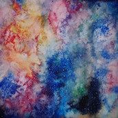 Mi galaxia de acuarela. Un proyecto de Creatividad de romver888 - 01.04.2020