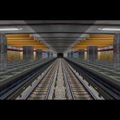 Render - Simulación de Conducción Metro CDMX. Arquitetura projeto de Alejandro Rodriguez Ocaña - 05.04.2020