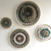 Mi Proyecto del curso: Tejido en telar circular. Un projet de Décoration d'intérieur, Tissage , et DIY de Gabriela Contreras - 07.04.2020