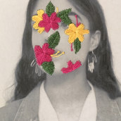 Que hable la flor y que se calle el cardo. Embroider project by Irene García Garrido - 04.08.2020