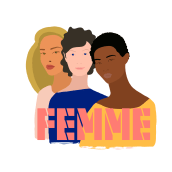 Poster "Femme". Un proyecto de Ilustración tradicional y Diseño de carteles de Clementine Suraud - 15.12.2019