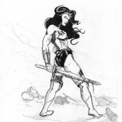Mi Proyecto del curso: Ilustración para cómics: anatomía de un superhéroe. Un progetto di Fumetto, Bozzetti e Disegno di Maria Alejandra Fajardo - 11.04.2020